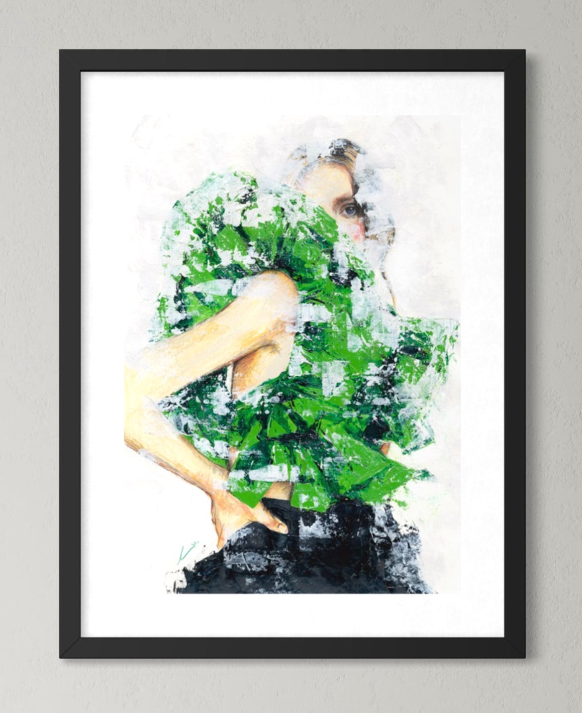 Original FASHION FRAGMENTED Series Fractured Elegance